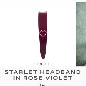 purple headband from emi jay